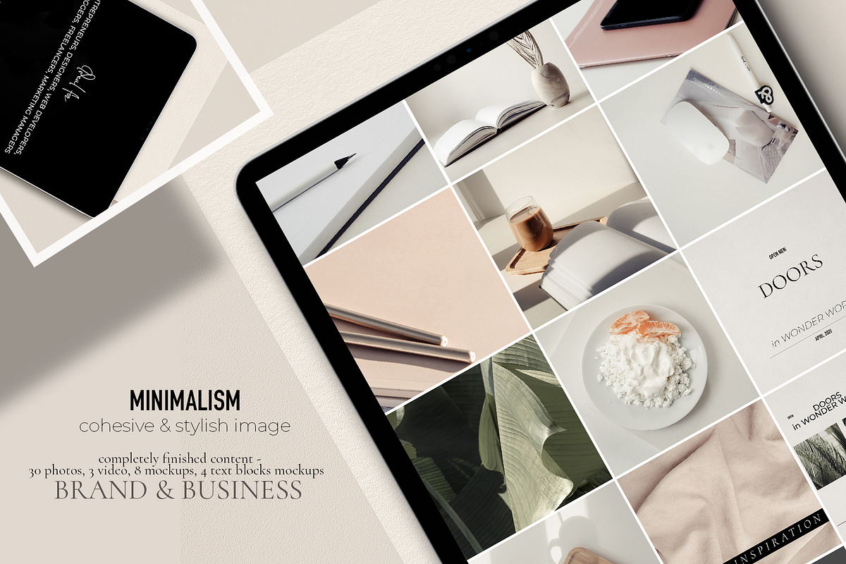 Minimalism. Feed №8, a Social Media Template by OntheMoon (Photo 3 of 11)