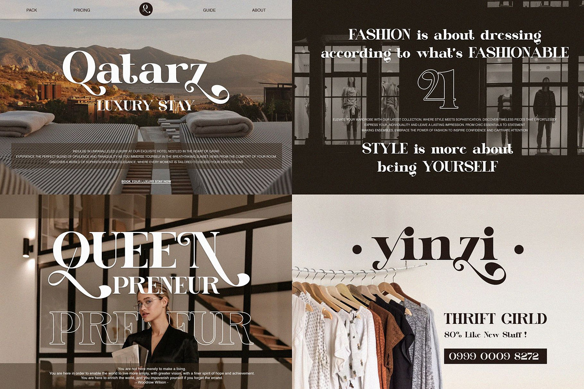 Elegant Ligature Serif  Font Bundle, a Serif Font by Alfinart (Photo 6 of 16)