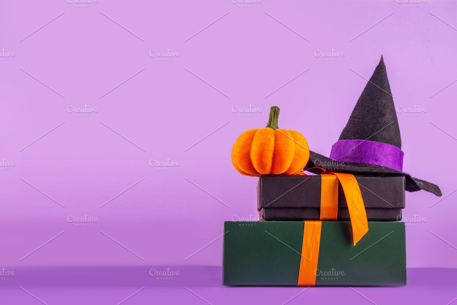 High colored bright Halloween greeting card background, Hallowee, a Holiday Photo by Rimma
