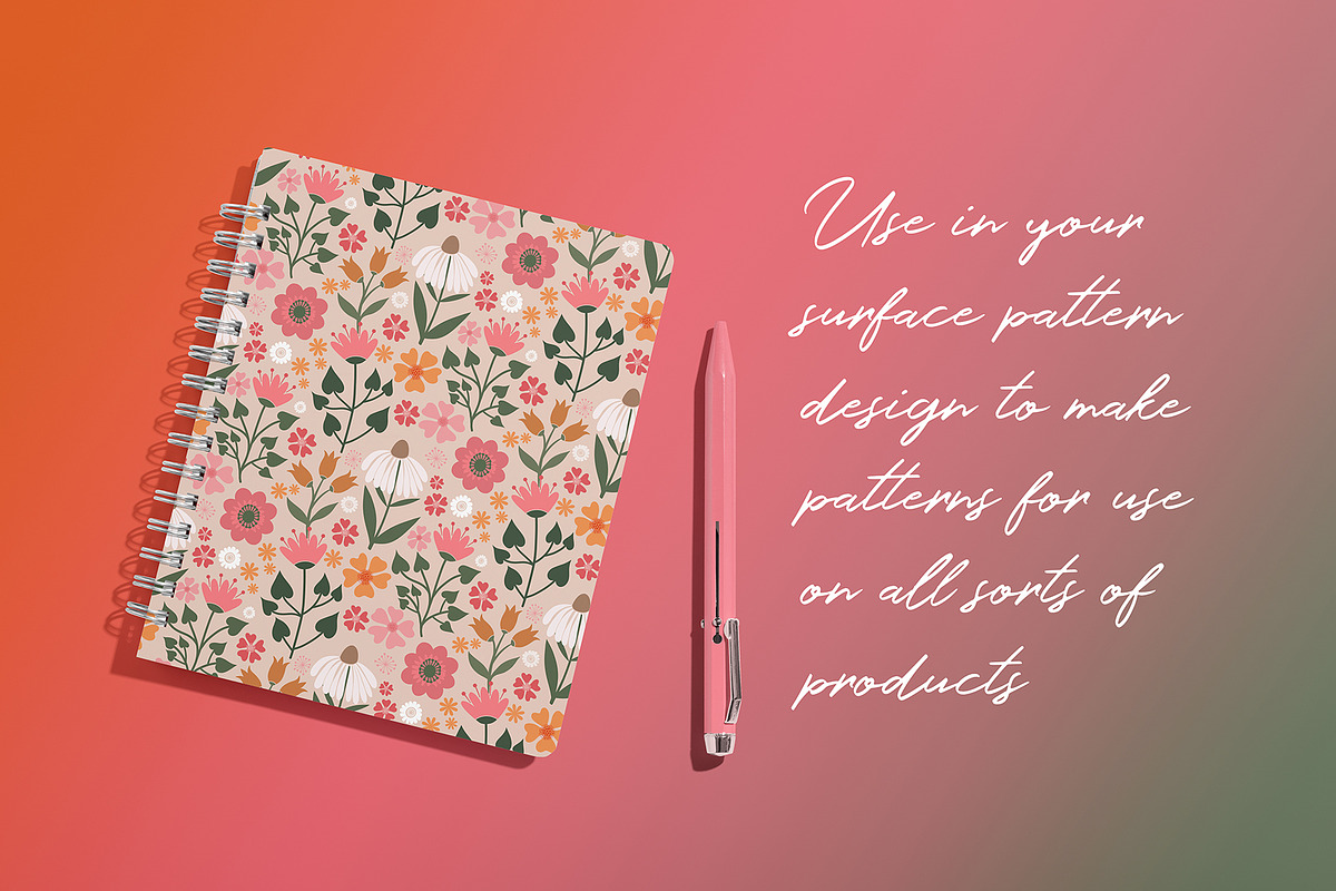 Folksy Flowers & Butterfly Procreate, a Brushes & More by DeloresArt (Photo 11 of 12)