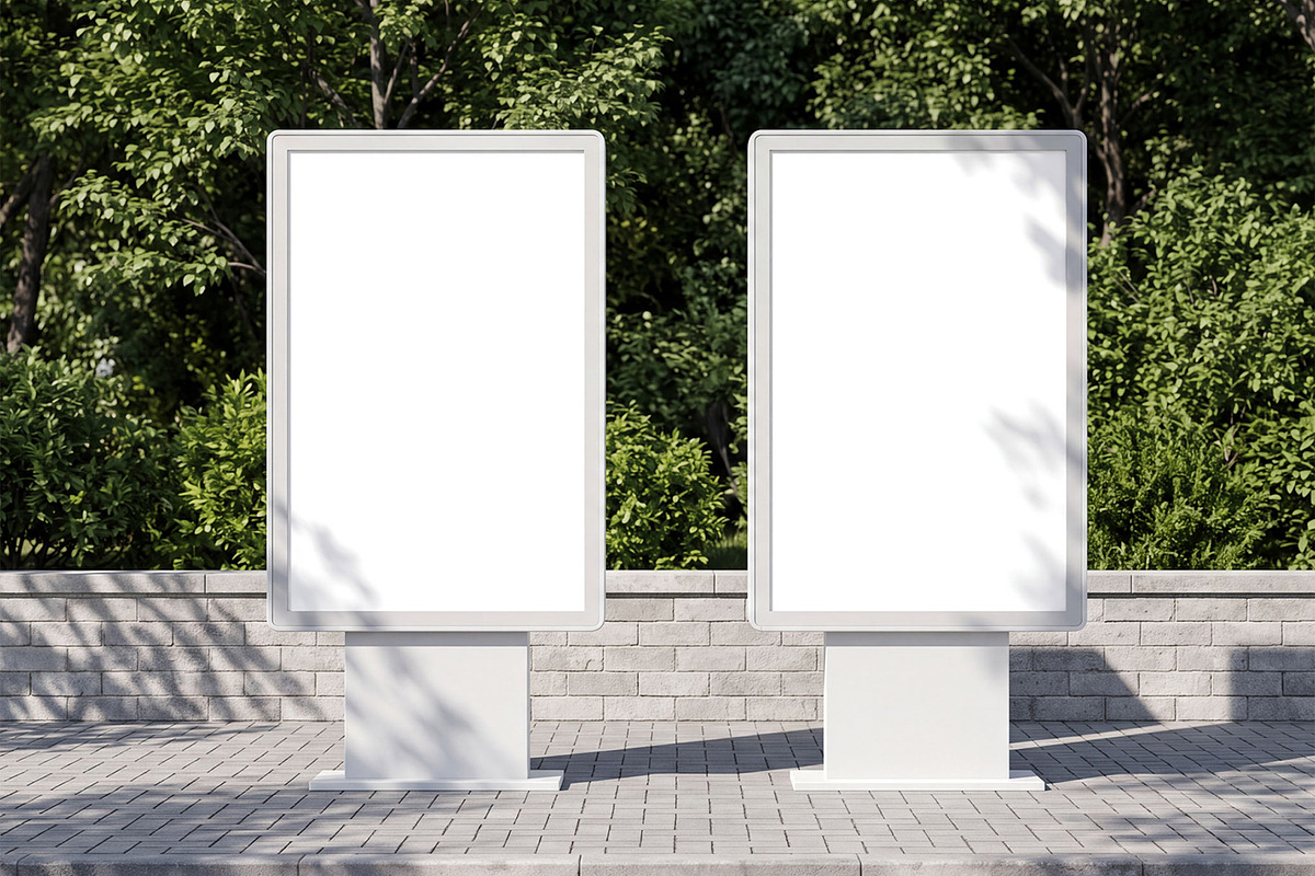 Street Billboard Mockup, an Advertising Mockup by graphypix (Photo 3 of 4)