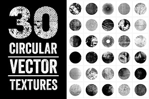 30 Circular Vector Textures