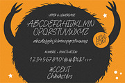 Monster Sprinkle Font, a Script Font by Balpirick Studio (Thumbnail 4 of 5)