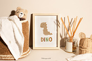 Dinosaur clipart and pattern kids, an Animal Illustration by polikarpovaart (Thumbnail 10 of 12)