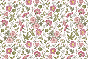 4 Seamless Flowers Primrose Petunia, a Pattern Graphic by Vintage (Thumbnail 6 of 15)