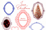 Lace Christmas. Hand draw graphic, an Object Graphic by ma_i_vi (Thumbnail 3 of 9)