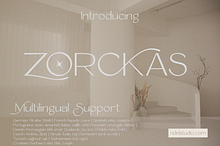 Zorckas – Sans Serif Font
