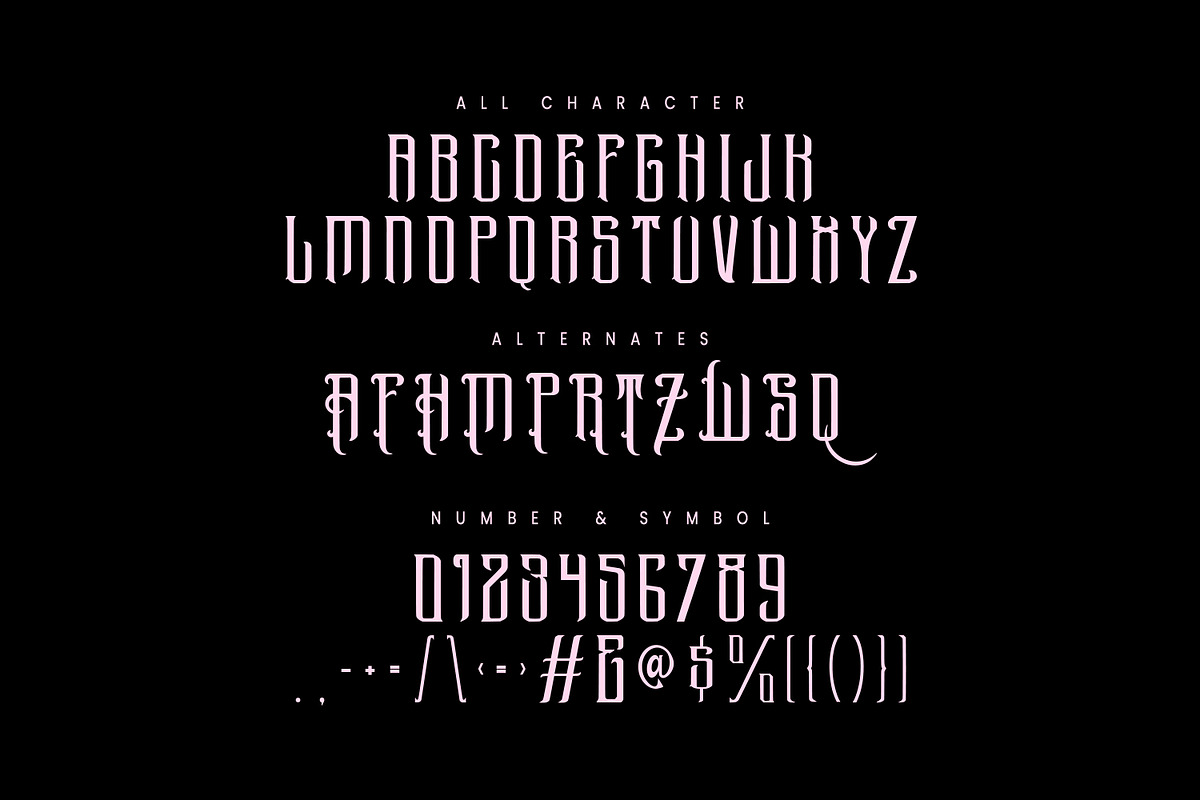 Thorkov Blackletter Display Font, a Blackletter Font by Maulana Creative (Photo 5 of 8)