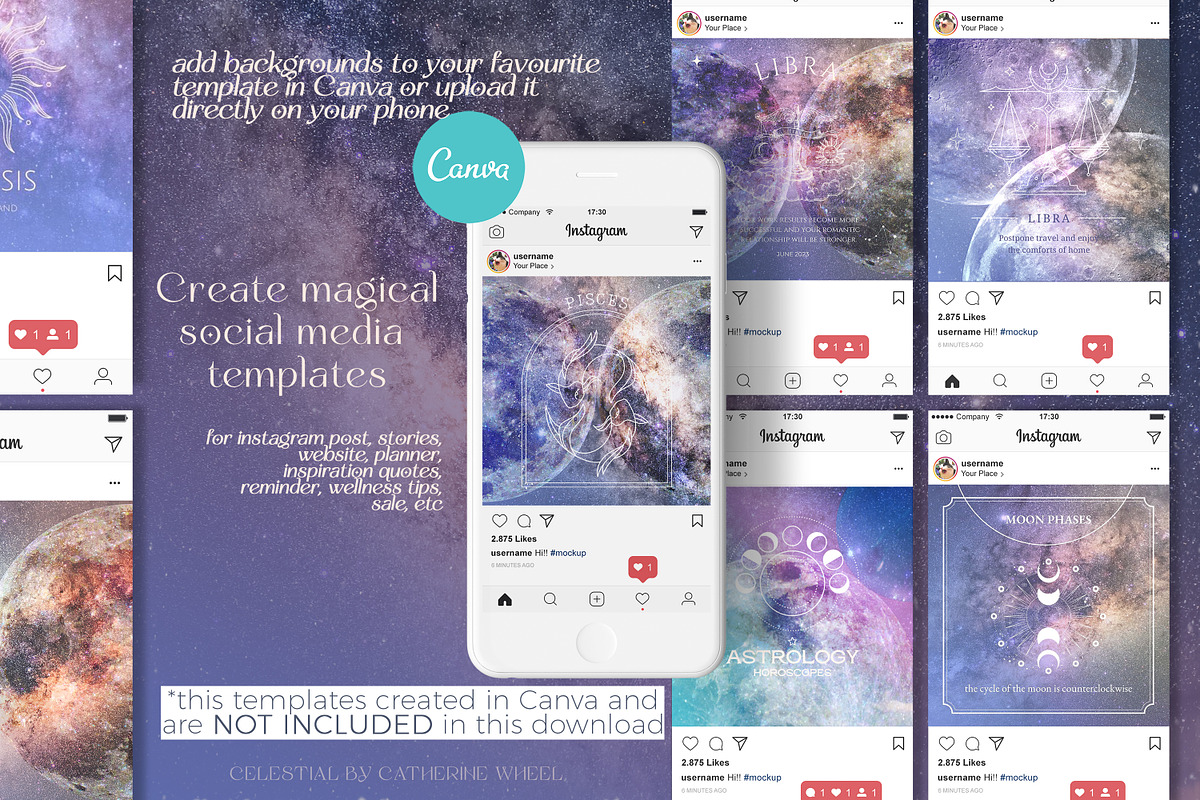 Celestial Magic Cosmic Backg, a Texture Graphic by Vintage Digital Textures (Photo 6 of 13)