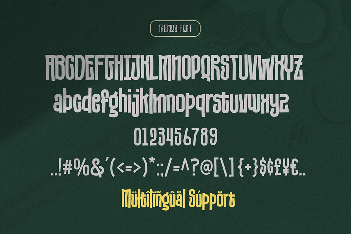 Tremos Font, a Sans Serif Font by Grontype (Photo 7 of 8)