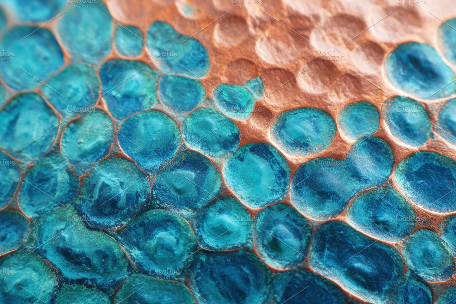 Textured wood with turquoise and brown patterns, an Abstract Photo by AlyaAnd