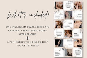 Instagram Puzzle Template Vo.1