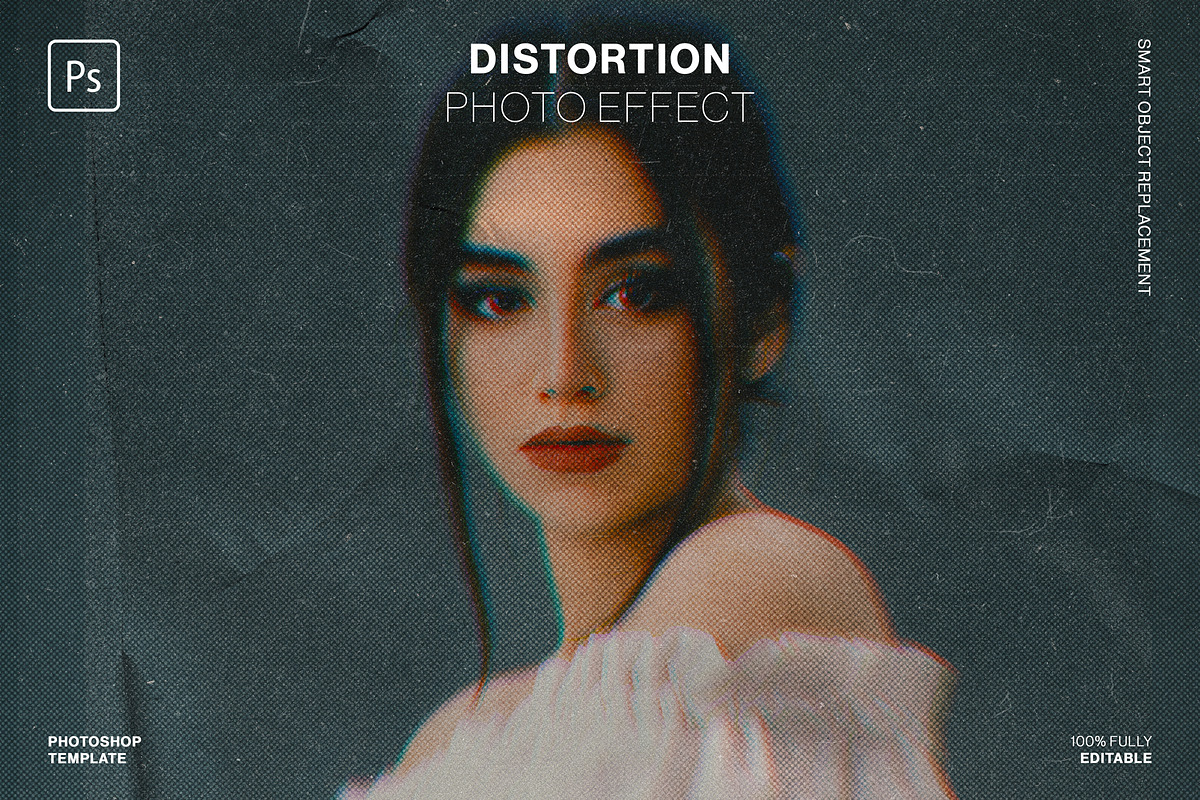 Distortion Photo Effect, a Layer Style Add-On by GlowGrid (Photo 1 of 5)