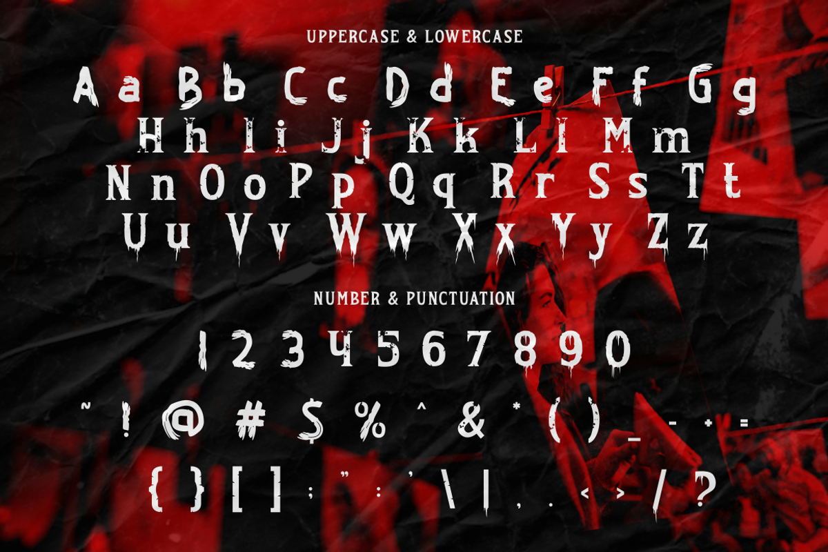 Horror Whisper - Horror Font, a Font by PutraCetol Studio (Photo 10 of 11)