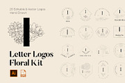 520 A to Z Floral Logos Bundle, a Branding & Logo Template by AN Productions (Thumbnail 63 of 223)