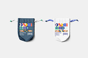 Drawstring Pouch Mockup, a Packaging Mockup by Hazzpro_Std (Thumbnail 5 of 5)