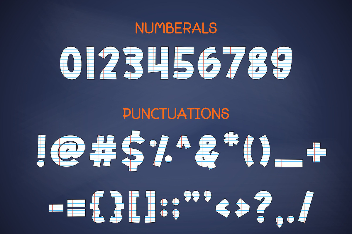 Back To School - 6 Color Fonts, a Graphic by Adalin Shop (Photo 13 of 19)