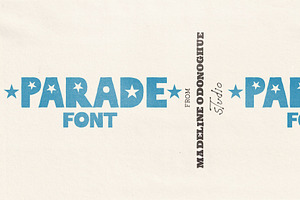 Parade Hand Crafted Font, a Handwritten Font by Madeline ODonoghue Design