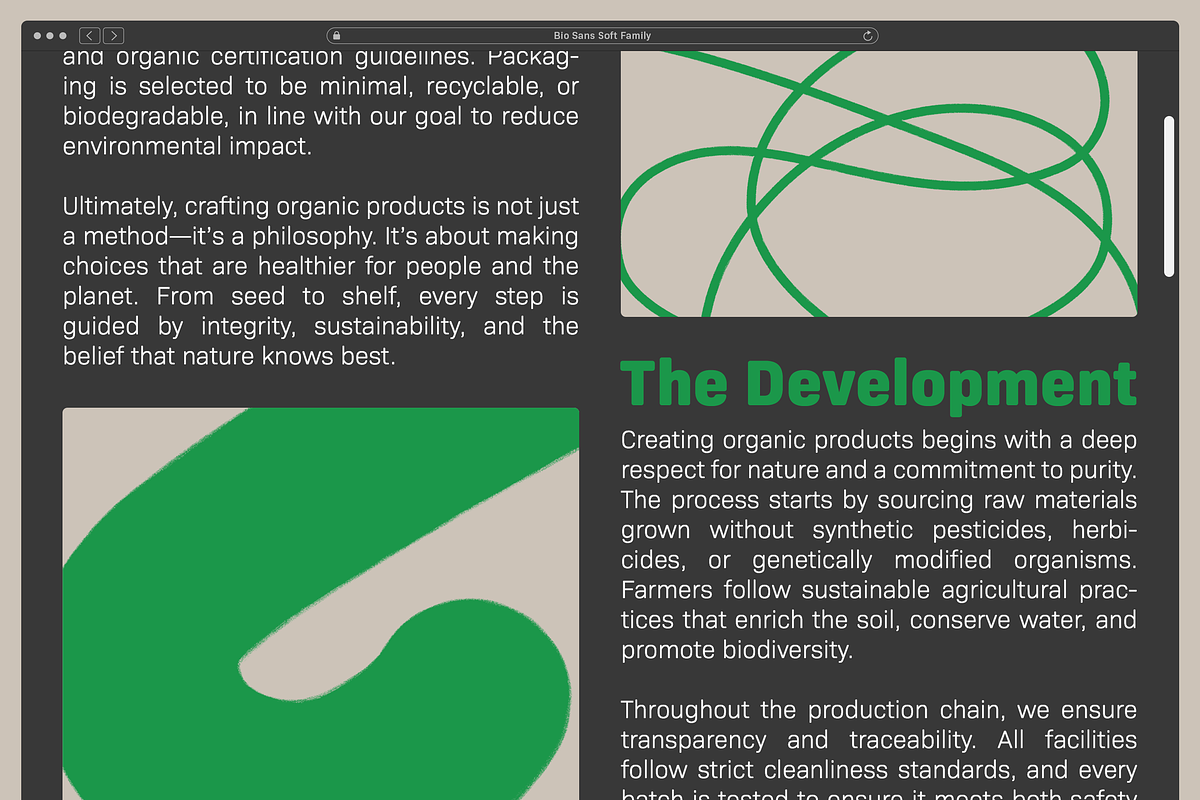 Bio Sans Soft preview 5