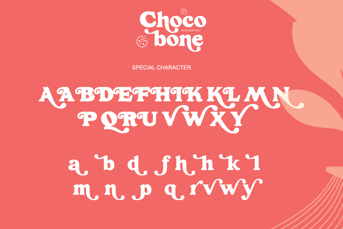 Choco Bone - Bold Retro Serif, a Serif Font by Qweera Studio (Photo 11 of 12)