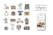 80 instagram highlight icon bundle, a Work Illustration by beatriceviyiwi (Thumbnail 4 of 9)