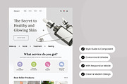 SkinBeauty - Skincare Landing Page, a Landing Page Template by twinstd (Thumbnail 2 of 5)