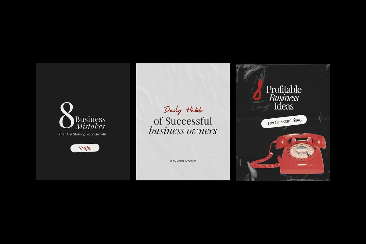 Business Coach Instagram Templates, a Templates & Theme by Terraa Studio Design (Photo 5 of 9)