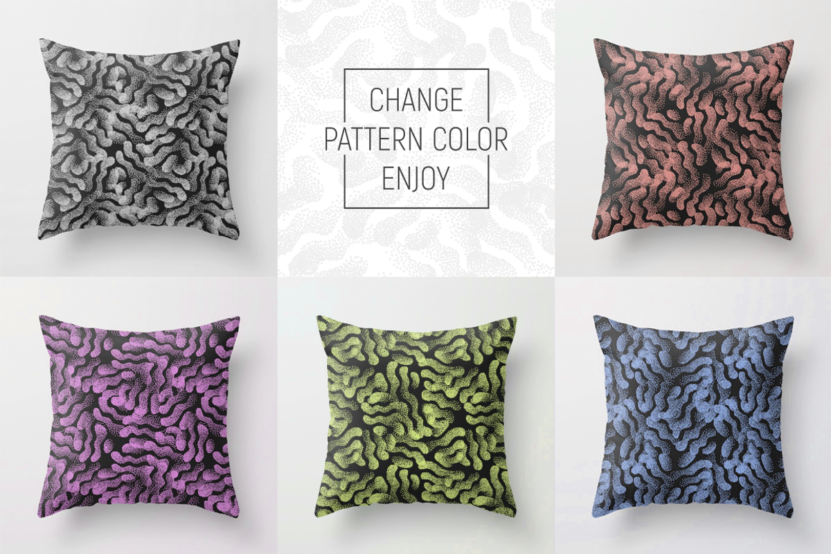Vector Abstract Seamless Patterns, a Pattern Graphic by yamonstro (Photo 8 of 8)