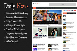 DailyNews - WordPress Magazine Theme