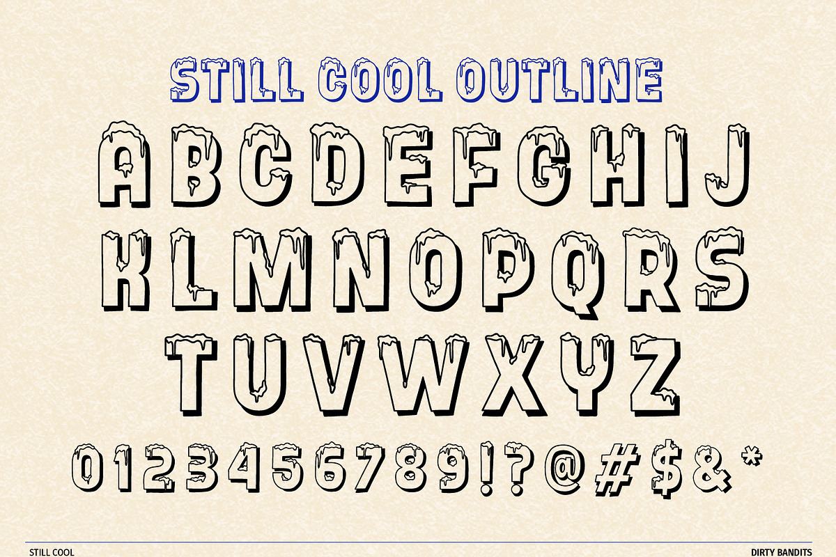 Still Cool, a Sans Serif Font by Dirty Bandits Type (Photo 5 of 7)