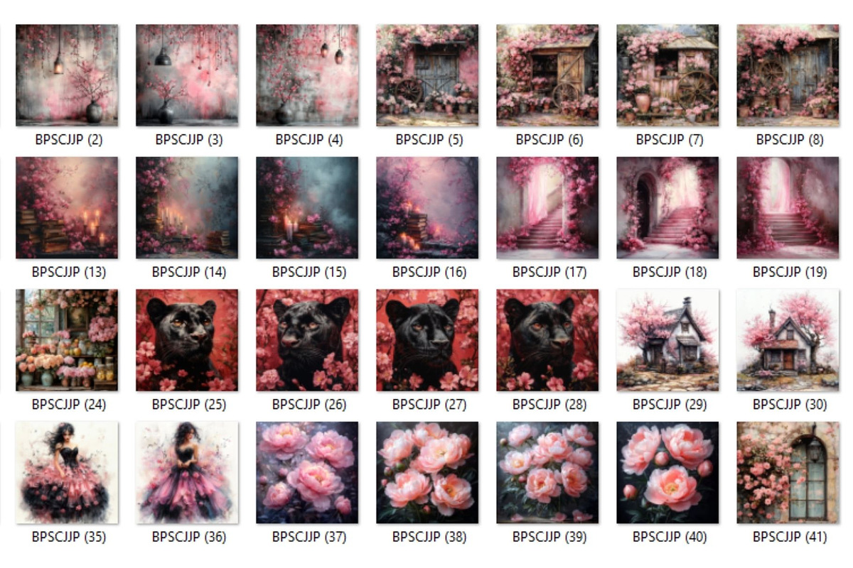 250+ Pink Shabby Chic Junk journal, a Decorative Illustration by HubbaDigitals (Photo 3 of 4)