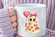 Yarn Crochet Valentines Ghost Png, an Illustration by Dream Creation (Thumbnail 3 of 5)