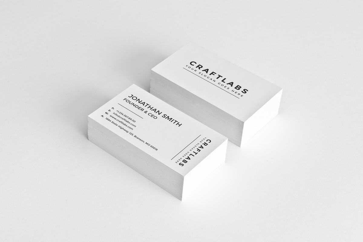 Simple Minimal Business Card - 34, a Business Card Template by ND Design (Photo 1 of 5)