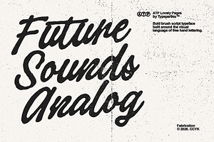 Lovely Pages - Brush Script Font