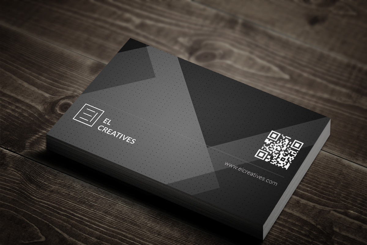 Dark Creative Business Card, a Business Card Template by bouncy (Photo 4 of 4)