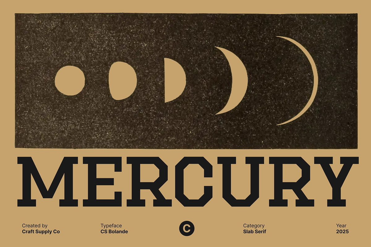 CS Bolande – Slab Serif Font, a Slab Serif Font by Craft Supply Co. (Photo 7 of 8)