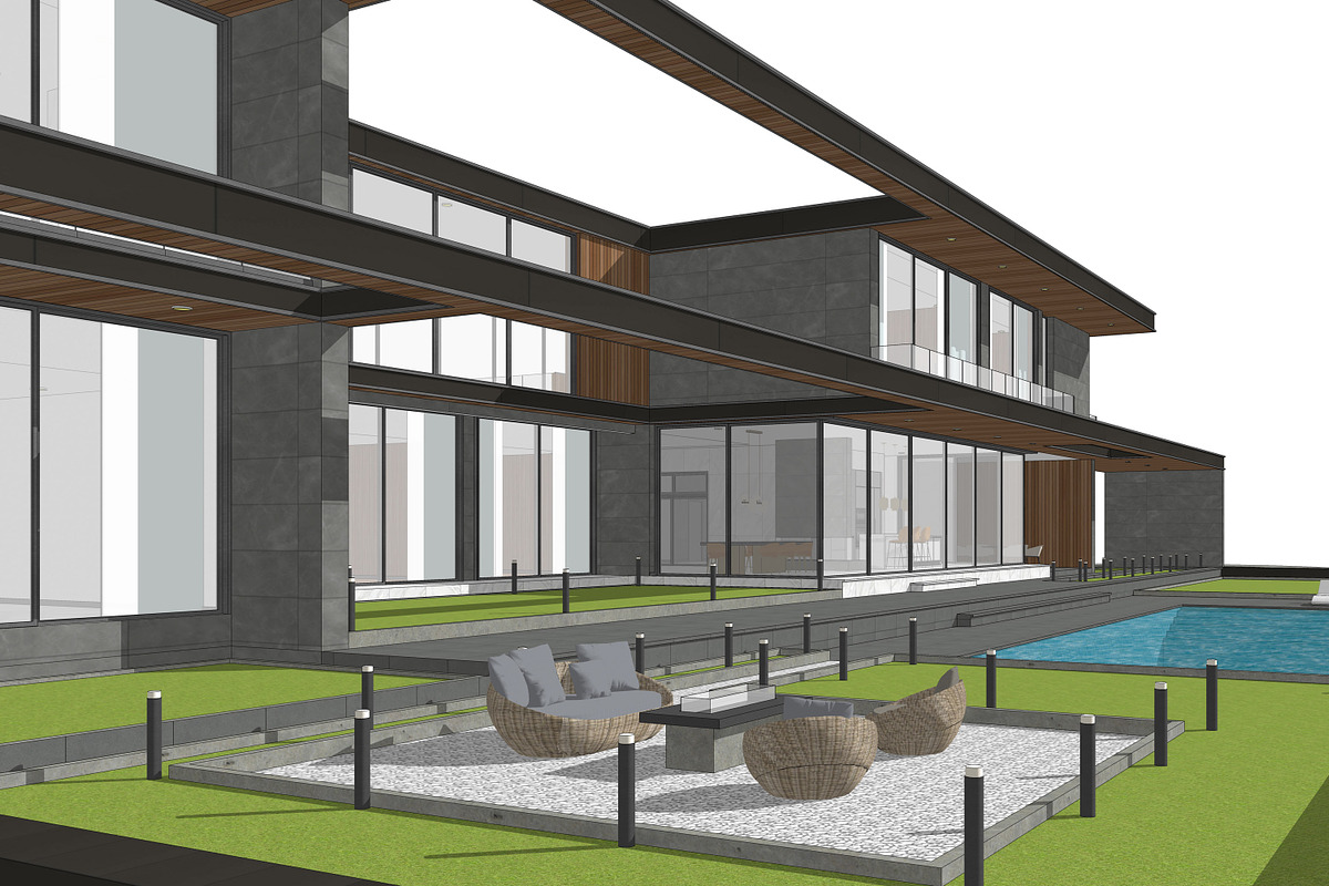 Villa Horizontal 3D, an Architecture 3D Model by Just Necessary (Photo 13 of 21)