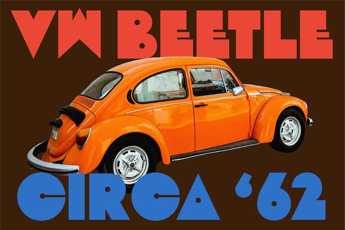 Pinpush - Retro Sans Serif Display, a Sans Serif Font by BTYPE (Photo 3 of 13)