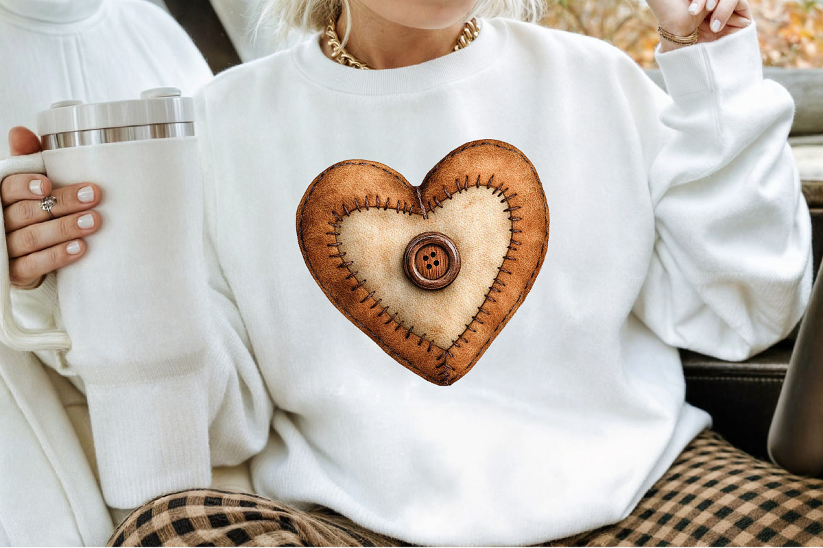 Watercolor Brown Hearts PNG Clipart, an Illustration by Sublimation Artist (Photo 4 of 6)