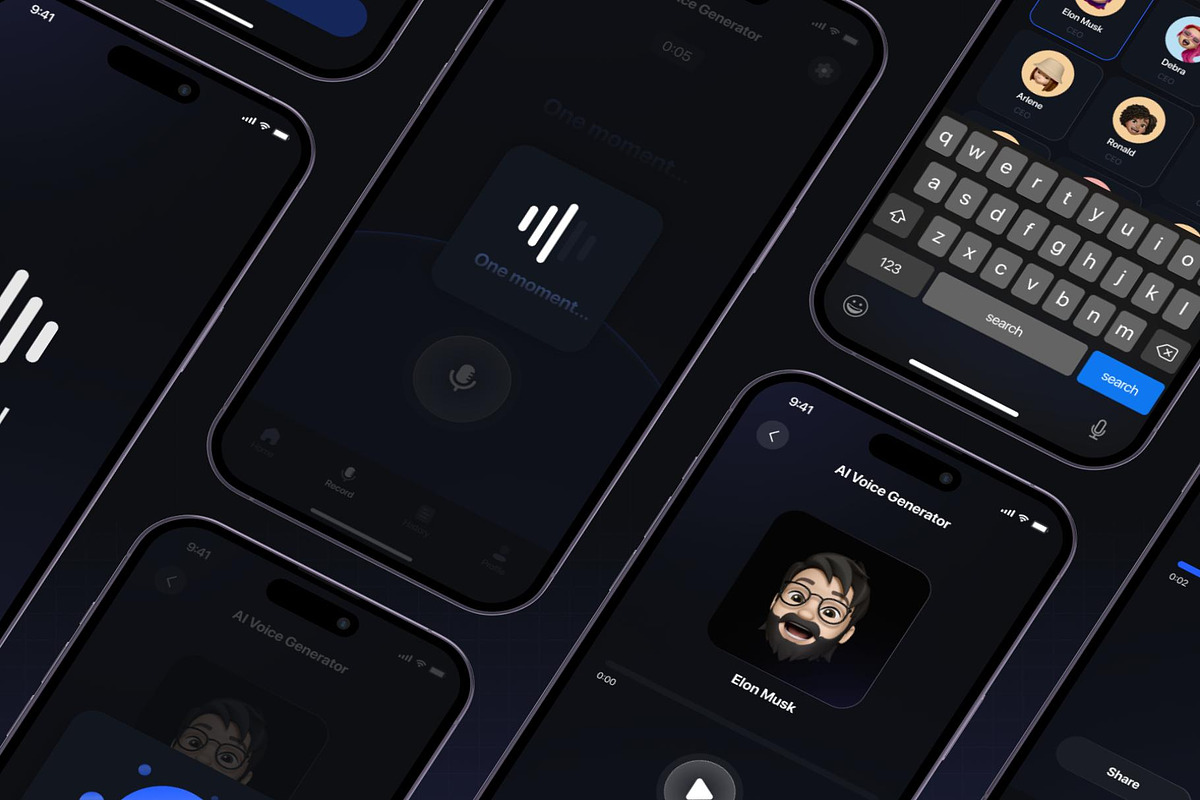 Voice AI - Voice AI UI Kit, an UI Kit Template by Lumina_ui_ux202 (Photo 6 of 8)