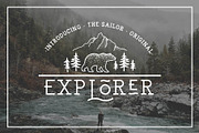 EXPLORER - Sailor Original Typeface, a Slab Serif Font by NEWFLIX.Bro (Thumbnail 1 of 13)