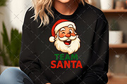 Funny Winking Santa Claus, an Illustration by Craft Nest (Thumbnail 5 of 6)