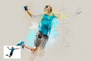 Watercolor sketch photoshop effect, an Action Add-On by Shovajit (Thumbnail 7 of 7)