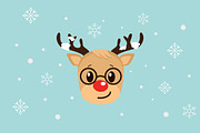 12 Cute Reindeers, an Animal Illustration by lavinialorena (Thumbnail 4 of 5)