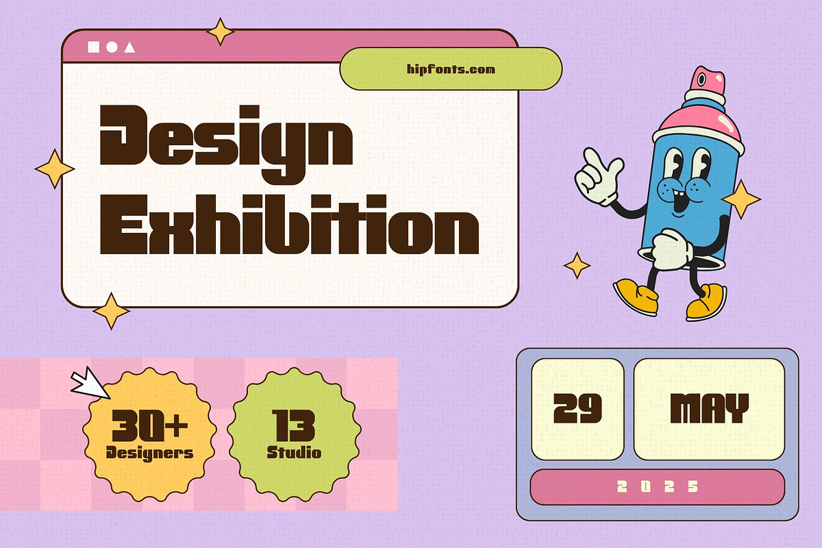 Poster Power - Event Poster Font, a Sans Serif Font by HipFonts (Photo 4 of 6)