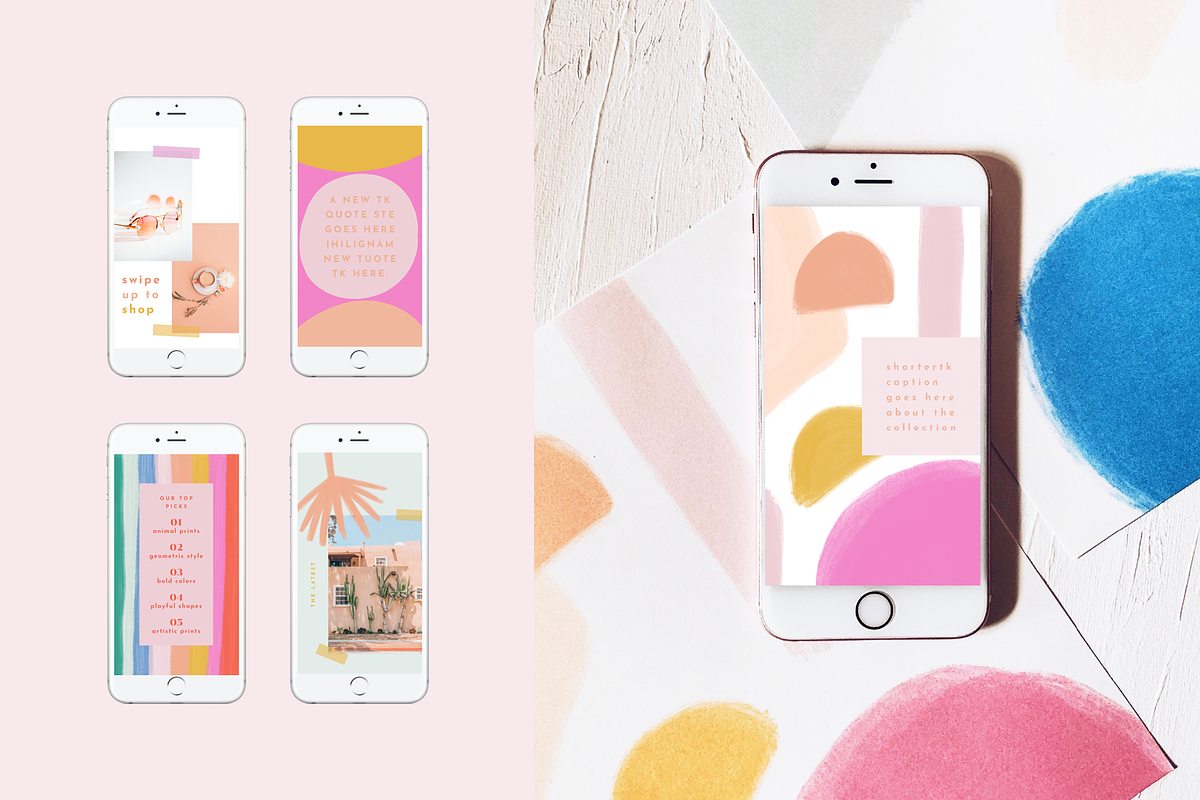 Playful Instagram Story Template, a Social Media Template by Brighten Made (Photo 4 of 4)