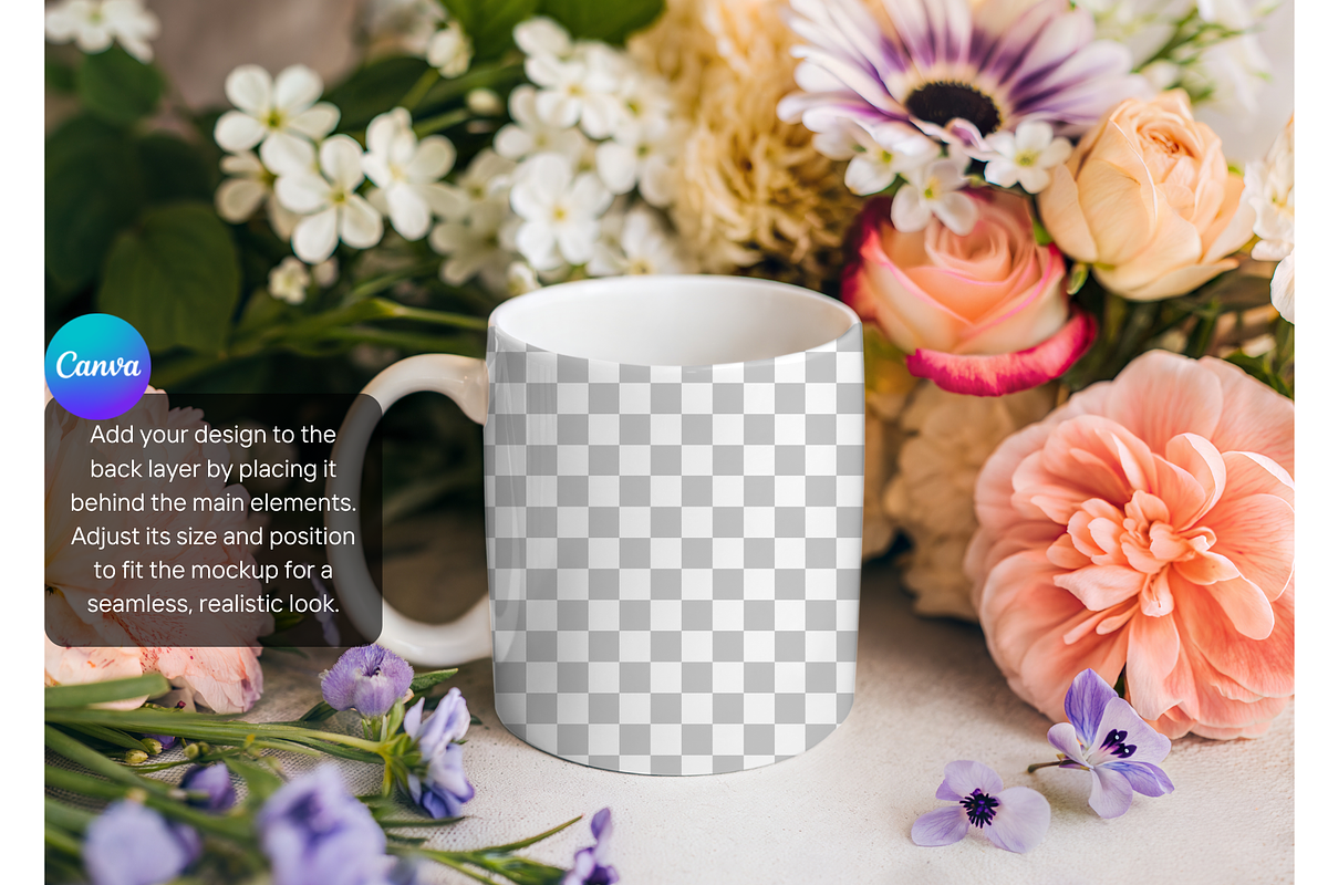 Luxury Floral Mug Mockup Display, a Product Mockup by MockupWizard (Photo 4 of 5)