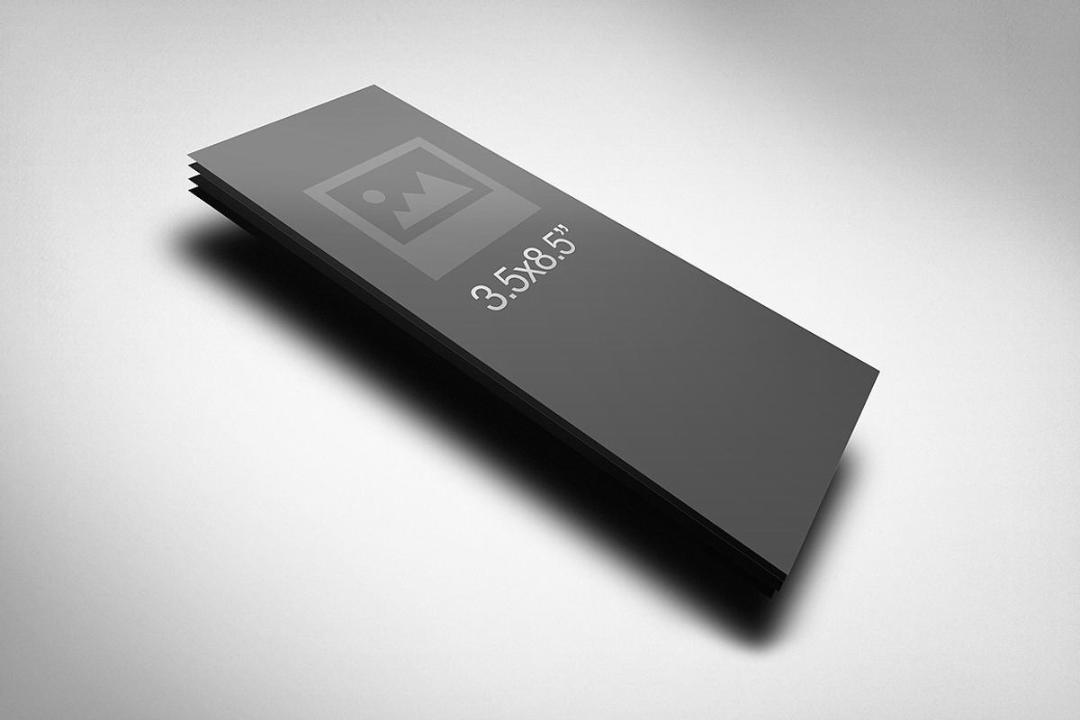 Rack Card Mockup #2, a Print Template by Rafael Oliveira