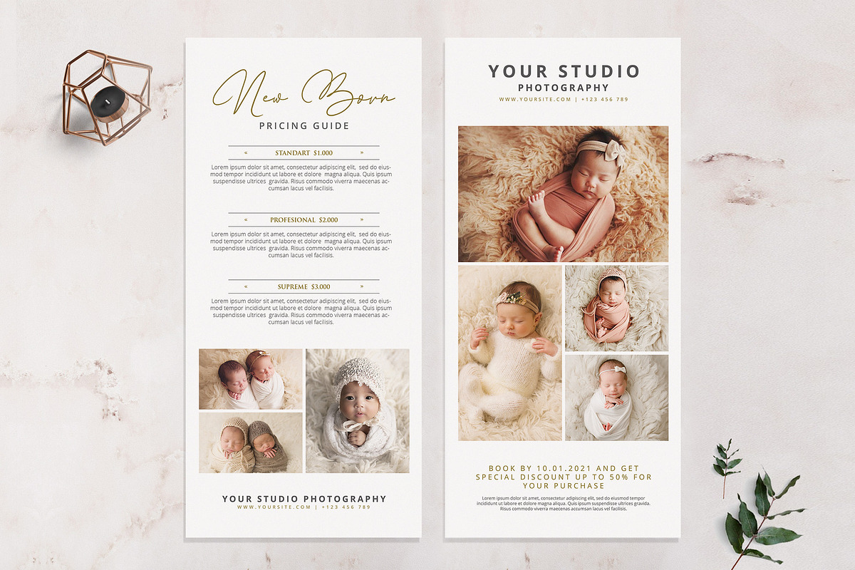 Photography Rack Card Flyer Template, a Flyer Template by jobnabru