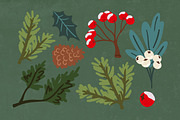 25 Winter Botanicals Cliparts, a Seasonal Illustration by Panna Limon Store (Thumbnail 3 of 6)